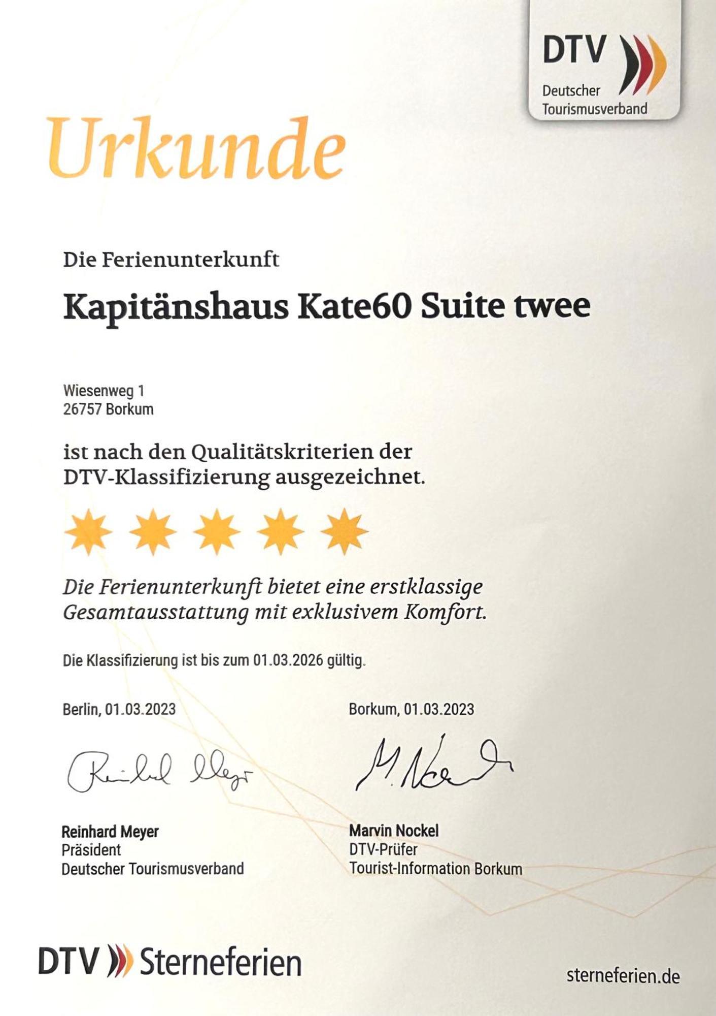 Kapitaenshaus Kate60 Villa Borkum Exteriör bild